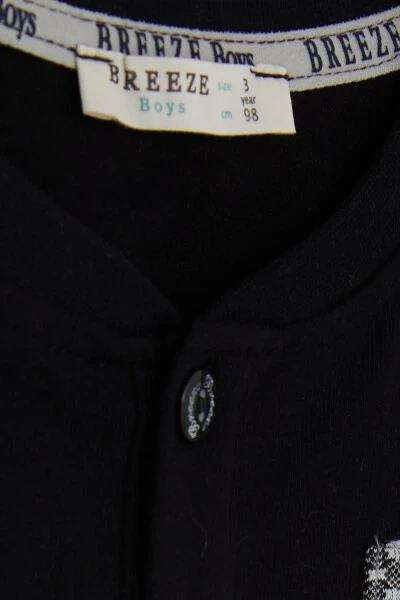 Baby Boy Long Sleeve T-Shirt with Pocket and Badge 9 Months-3 - 3