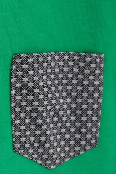 Baby Boy Long Sleeve T-Shirt with Pocket, Button and Emblem - 8