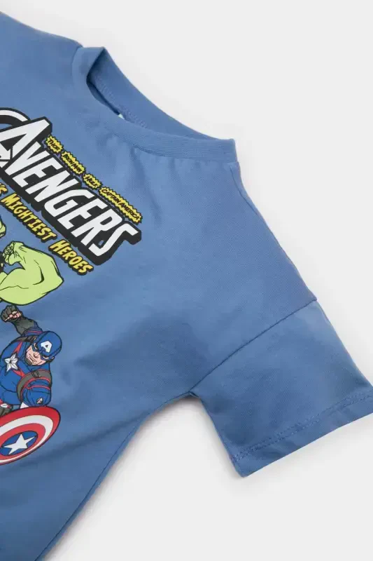 Baby Boy Marvel Avengers Crew Neck Short Sleeve - 2