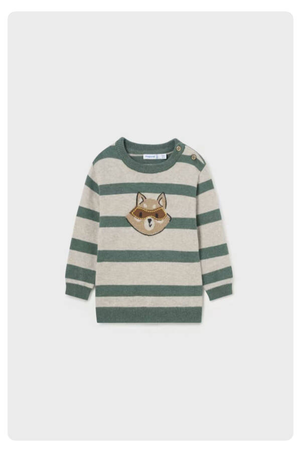 Baby Boy Mercerized Sweater - 1