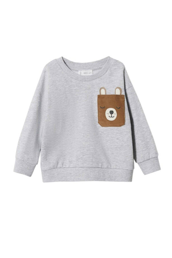 Baby Boy Metal Grey Sweatshirt - 4