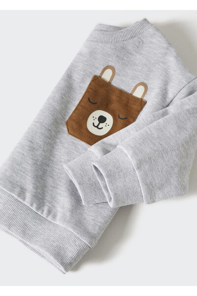 Baby Boy Metal Grey Sweatshirt - 7