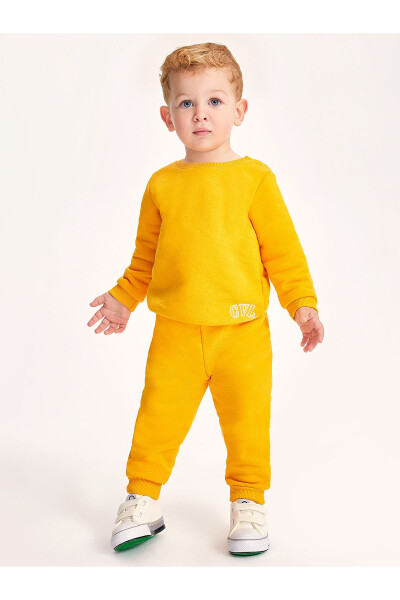 Baby Boy Mustard Sweatshirt 6-18 Months - 1