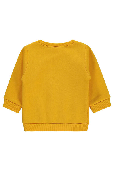 Baby Boy Mustard Sweatshirt 6-18 Months - 4