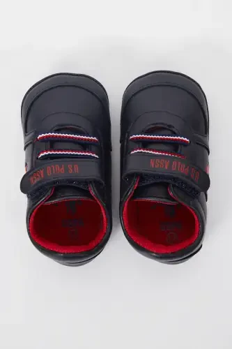 Baby Boy Navy Blue Baby Shoe-Navy - 5