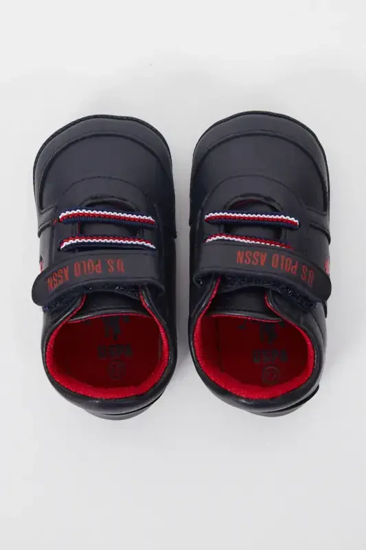 Baby Boy Navy Blue Baby Shoe-Navy - 5