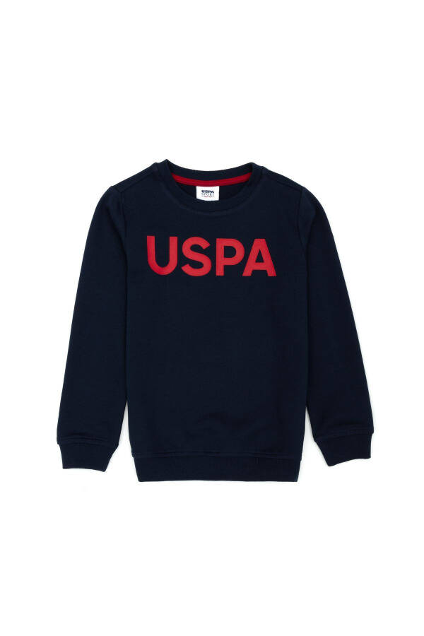 Baby Boy Navy Blue Basic Sweatshirt 50276002-vr033 - 4