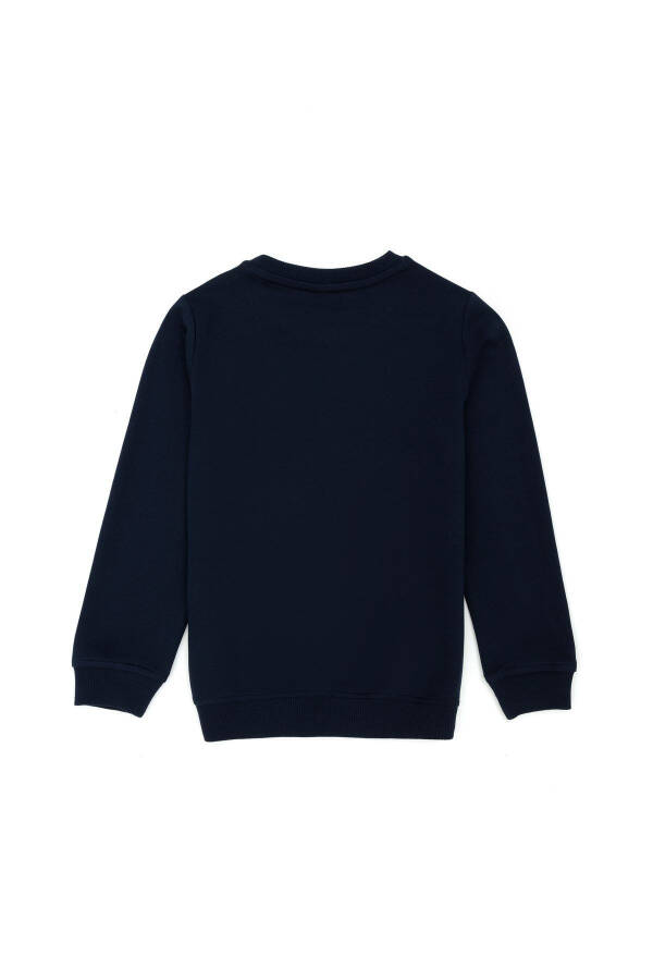 Baby Boy Navy Blue Basic Sweatshirt 50276002-vr033 - 5