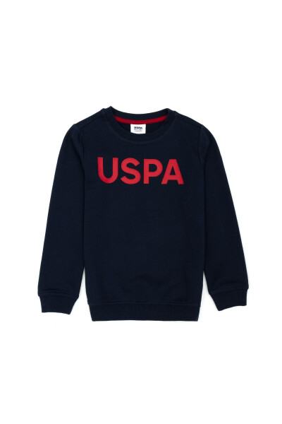 Baby Boy Navy Blue Basic Sweatshirt 50276002-vr033 - 1