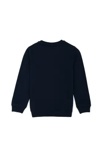 Baby Boy Navy Blue Basic Sweatshirt 50276002-VR033 - VR033 - U.S. POLO ASSN. (1)