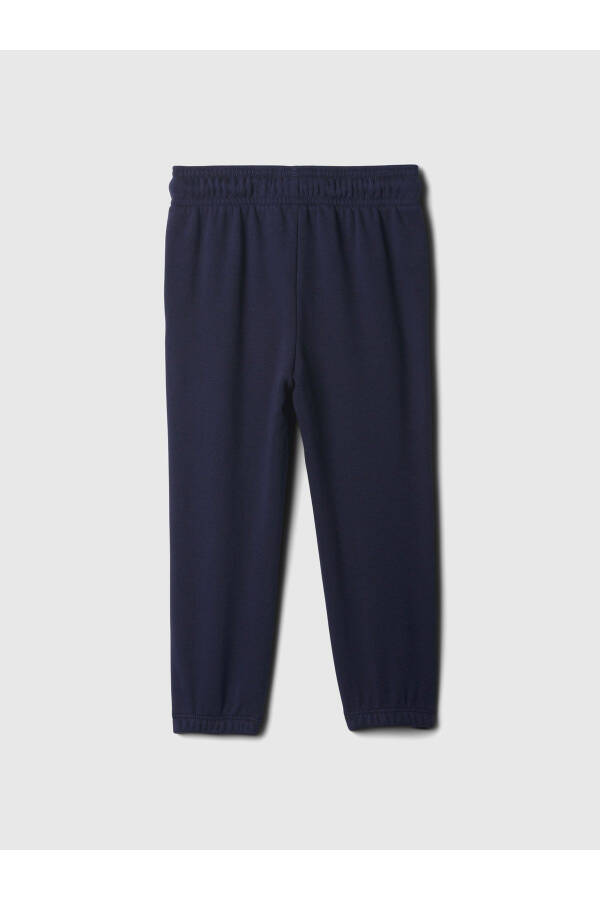 Baby boy navy blue Gap logo jogger sweatpants. - 2