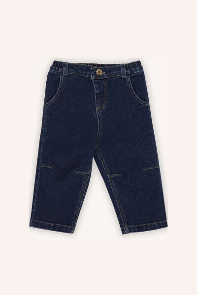 Baby Boy Navy Blue Jeans - PANÇO