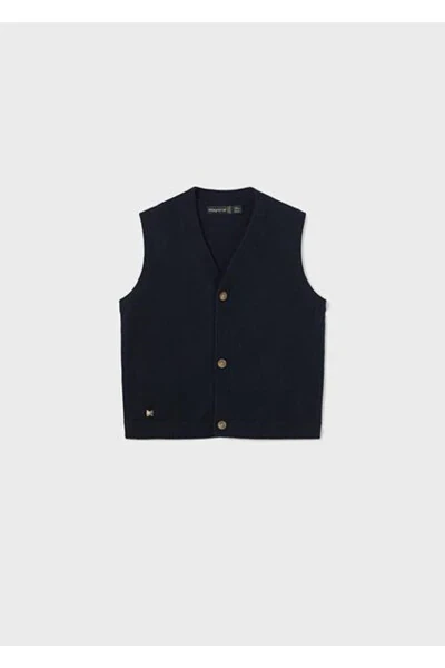 Baby Boy Navy Blue Vest (02316) - MAYORAL