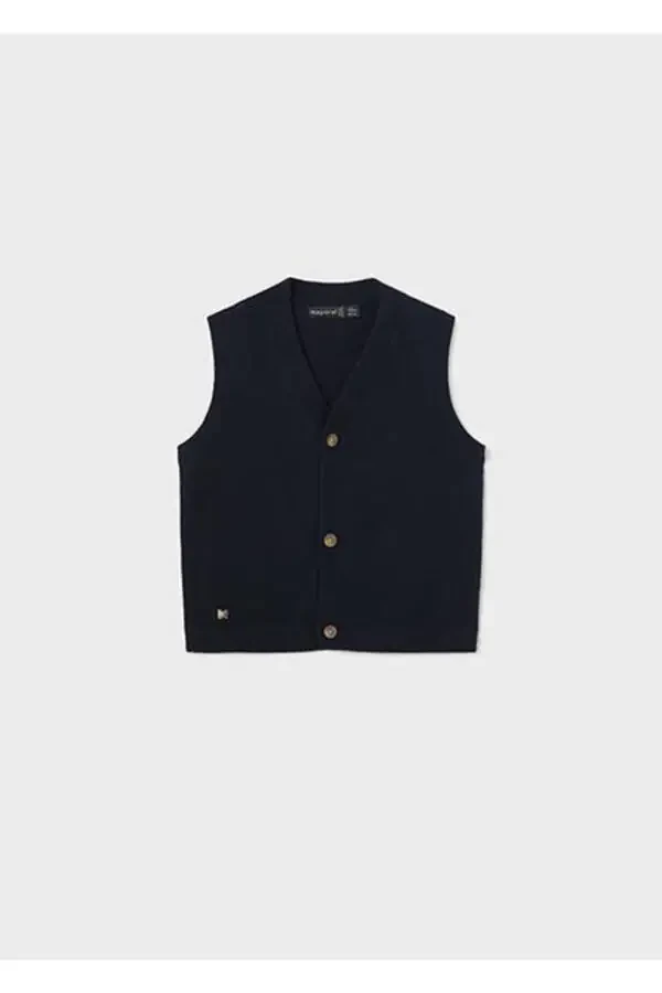 Baby Boy Navy Blue Vest (02316) - 1