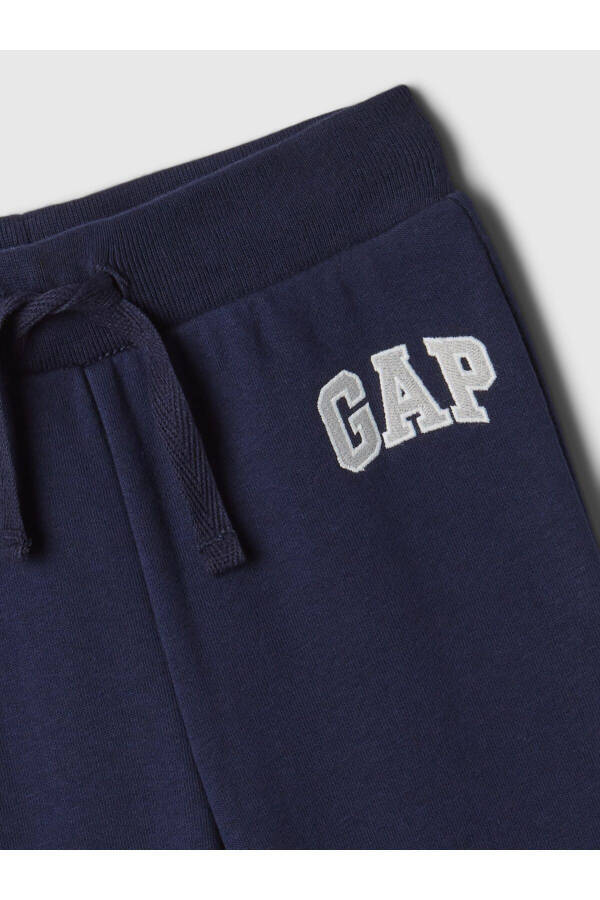 Baby Boy Navy Logo Fleece Jogger Pants - 1