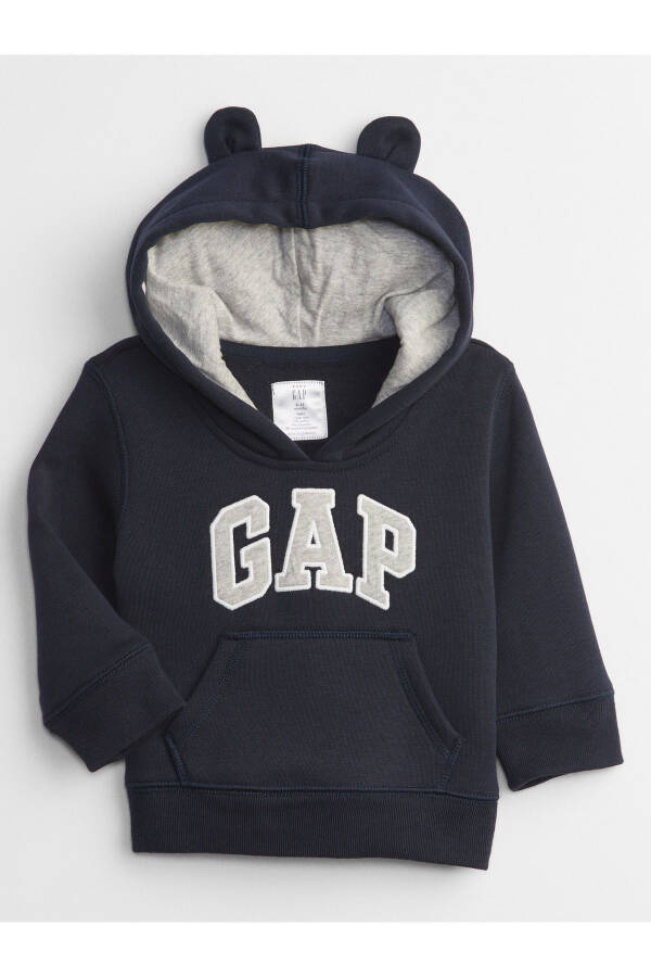 Baby Boy Navy Logo Hoodie - 5