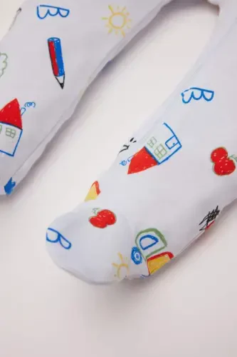 Baby Boy Newborn Dinosaur Print Jumpsuit D8324A5NS - 4