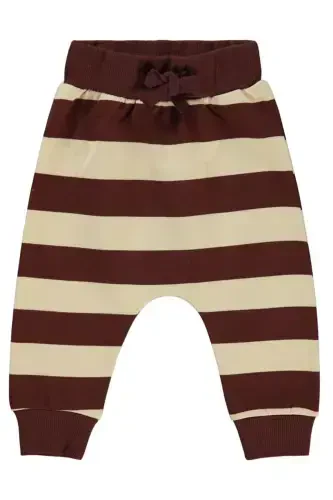 Baby Boy One-Piece Bodysuit Without Feet 6-18 Months Chocolate Brown - 1
