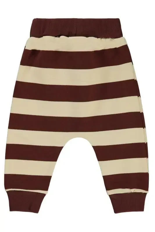 Baby Boy One-Piece Bodysuit Without Feet 6-18 Months Chocolate Brown - 2