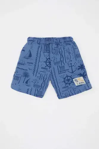 Baby Boy Palm Print Shorts C9373A524SM - 1