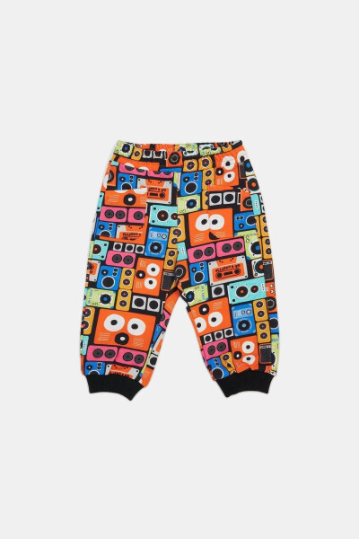 Baby Boy Patterned Sweatpants 23pssbg1203 - 1