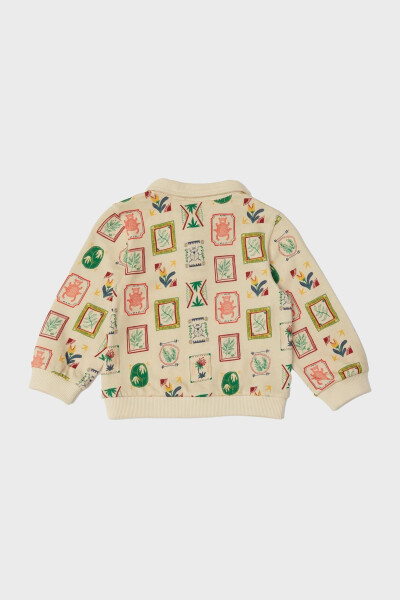 Baby boy patterned sweatshirt - 2