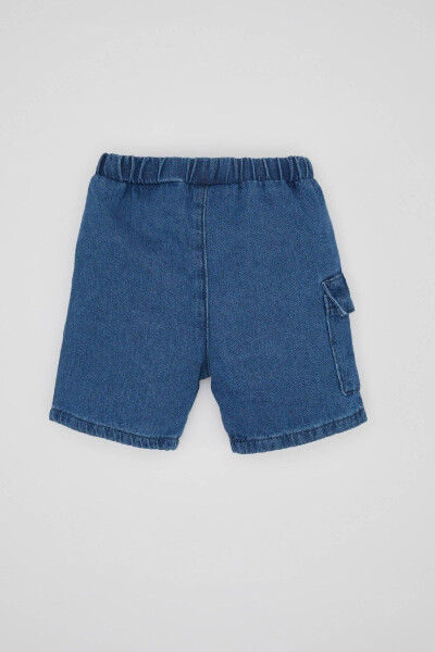 Baby Boy Printed Jean Shorts C2282A524SM - 5