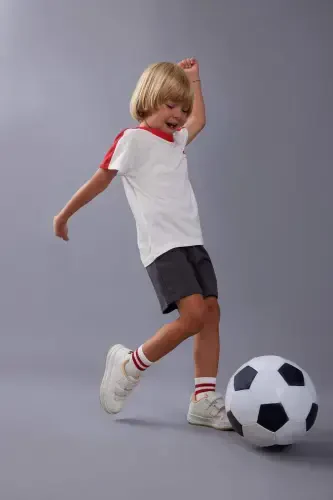 Baby Boy Printed Short Sleeve T-Shirt D1485A524SM - DEFACTO (1)