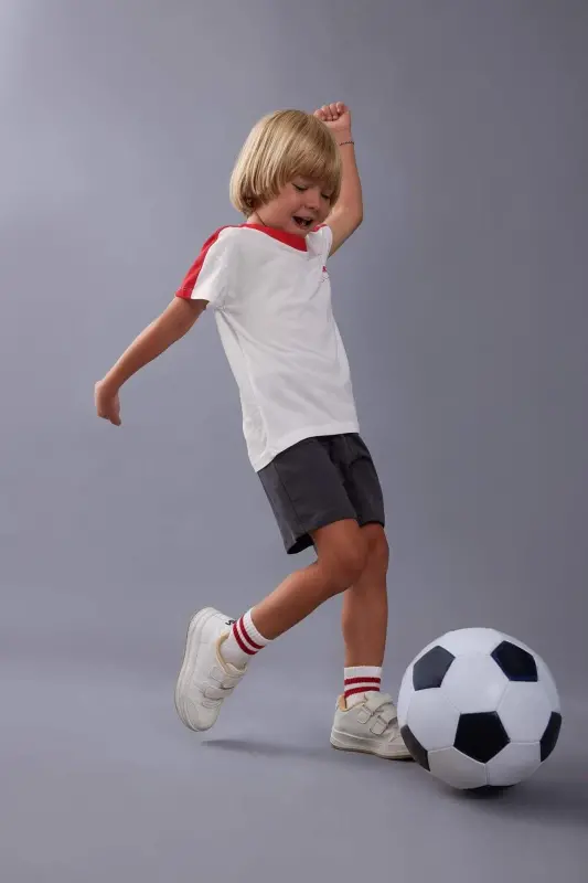 Baby Boy Printed Short Sleeve T-Shirt D1485A524SM - 2