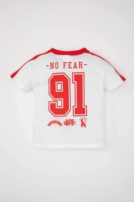 Baby Boy Printed Short Sleeve T-Shirt D1485A524SM - 7