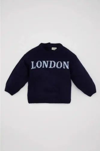 Baby Boy Printed Sweater C8867A524WN - 1