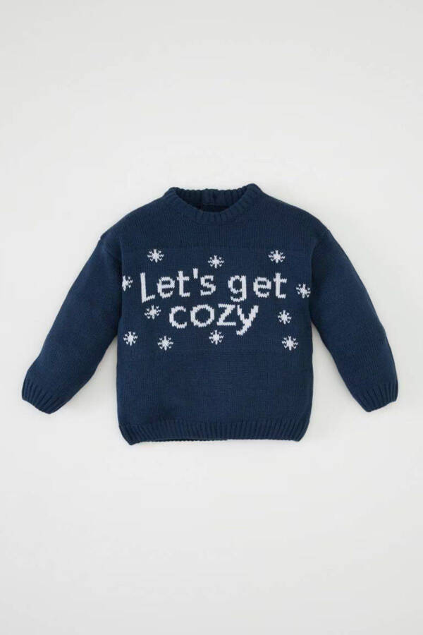 Baby Boy Printed Sweater C8871a5ın195mc - 4