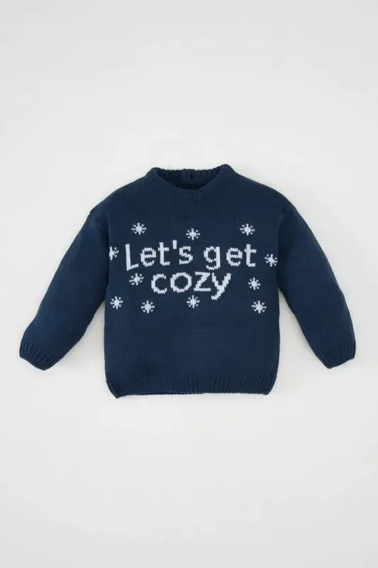 Baby Boy Printed Sweater C8871a5ın195mc - 1