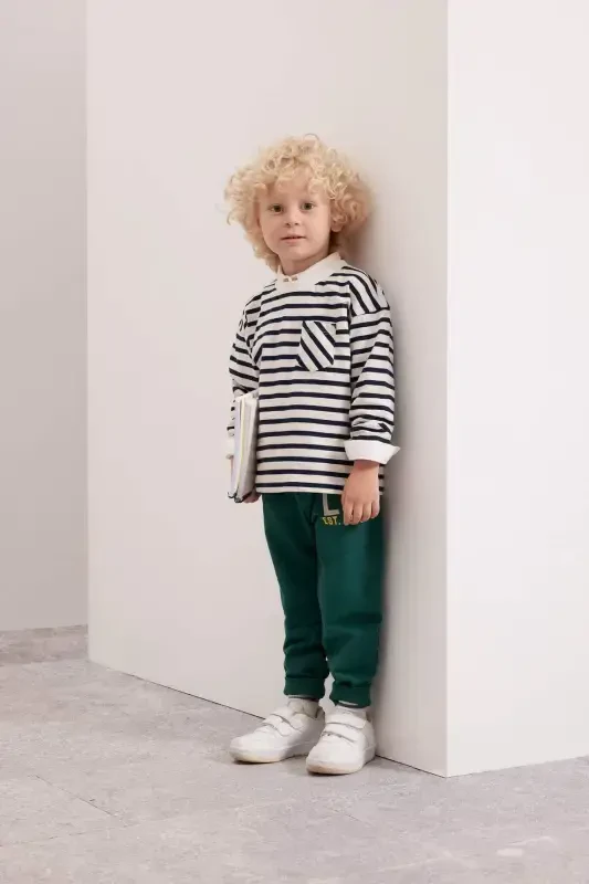 Baby Boy Printed Sweatpants D2597A524AU - 2