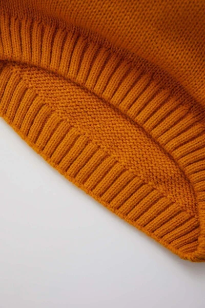 Baby Boy Regular Fit Crew Neck Acrylic Knit Sweater - 6