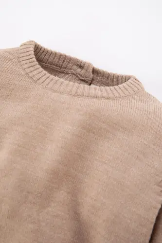 Baby Boy Regular Fit Sweater - Beige-BG187 - 2