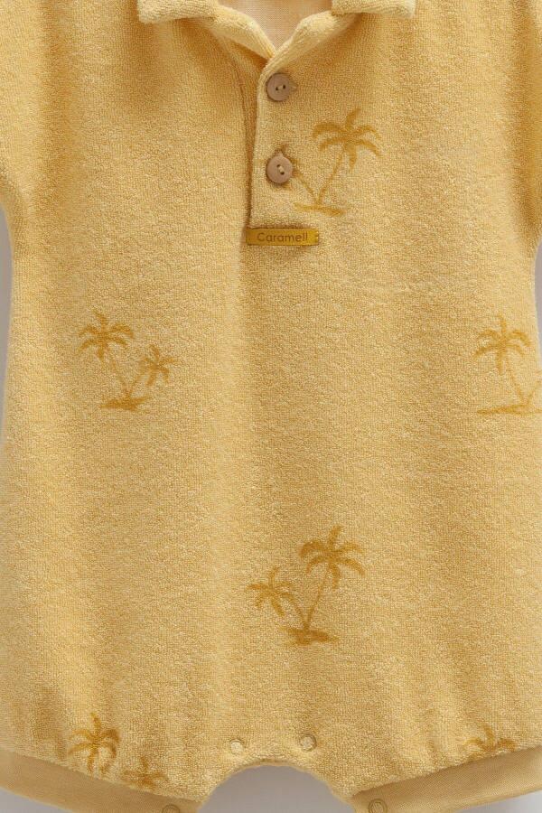 Baby Boy Romper 100% Cotton Terry Palm - 3