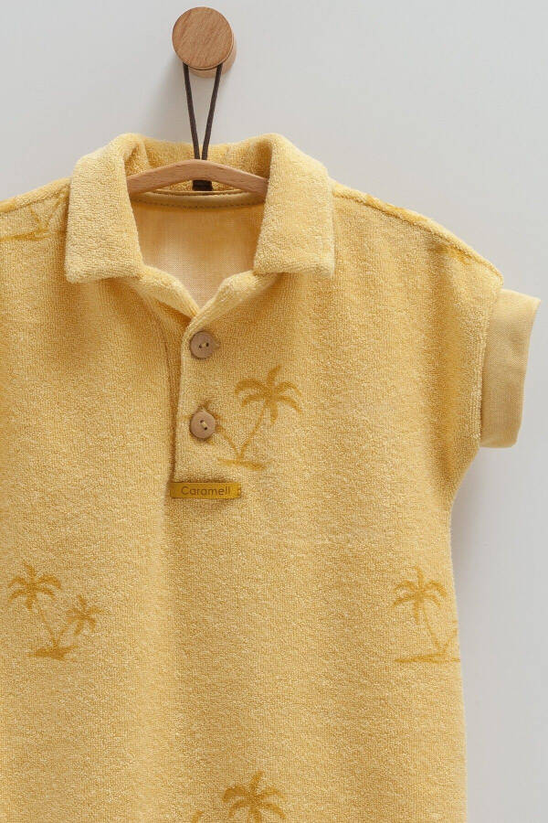 Baby Boy Romper 100% Cotton Terry Palm - 4