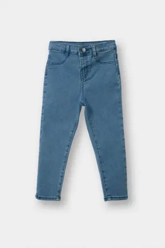 Baby Boy Straight Leg Jeans Light Blue - DEFACTO (1)