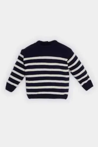 Baby Boy Striped Polo Sweater A388A524AU - 1