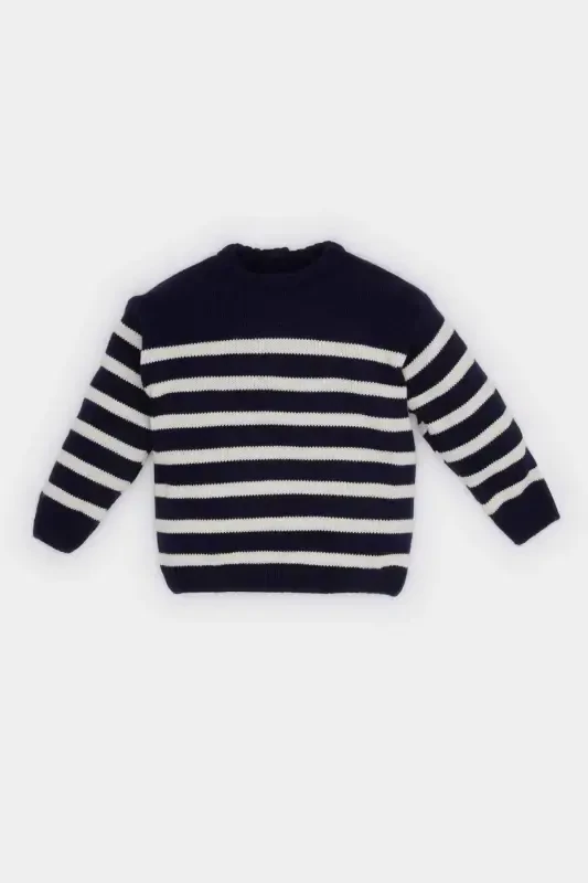 Baby Boy Striped Polo Sweater A388A524AU - 1
