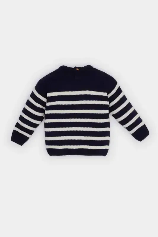Baby Boy Striped Polo Sweater A388A524AU - 3