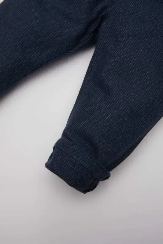 Baby Boy Striped Straight Leg Gabardine Trousers B9254a524sp - 3