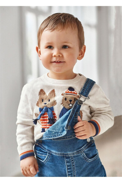 Baby Boy Sweater Crema 2320 - 1