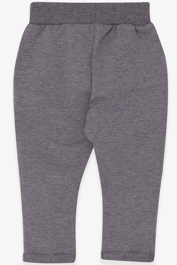 Baby Boy Sweatpants with Armholes Basic 9 Months-3 Years, Dark Grey Melange - 2