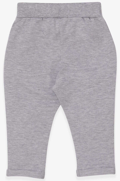 Baby Boy Sweatpants with Armholes Basic 9 Months-3 Years, Light Gray Melange - 5