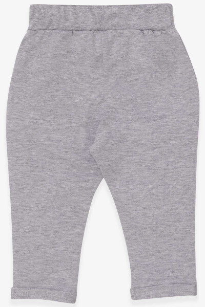 Baby Boy Sweatpants with Armholes Basic 9 Months-3 Years, Light Gray Melange - BREEZE (1)