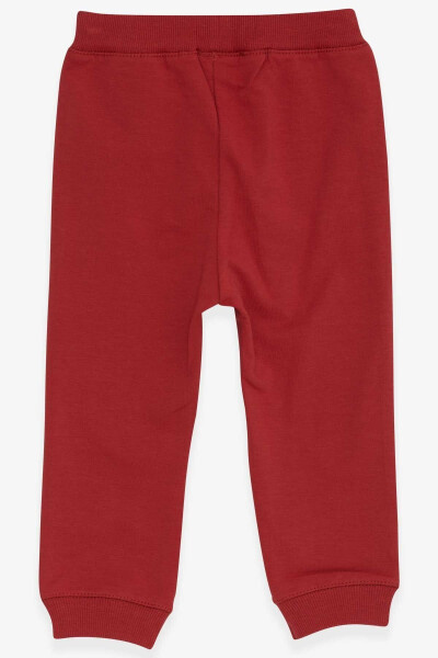 Baby Boy Sweatpants with Summer Print 9 Months-3 Years, Terracotta - BREEZE (1)