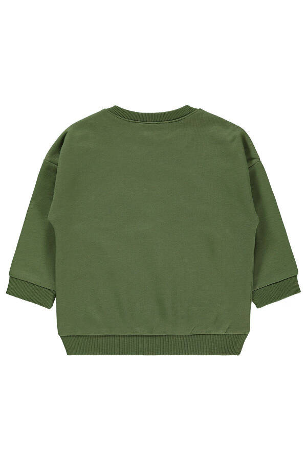 Baby Boy Sweatshirt 6-18 Months (Khaki) - 4