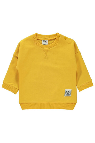 Baby Boy Sweatshirt (6-18 Months, Yellow) - 5